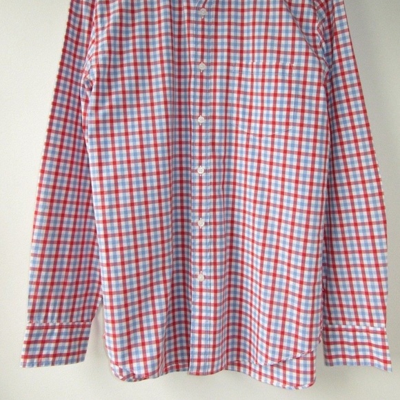 HP 09/12 J. CREW Button Down Plaid Shirt - Picture 3 of 8